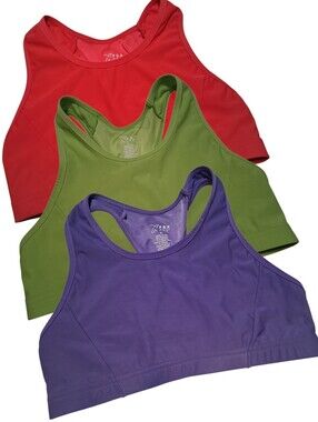 Bundle of 3 PBX Pro Athletic Sports Bras - Size XL - Activewear, Gym, Fitness